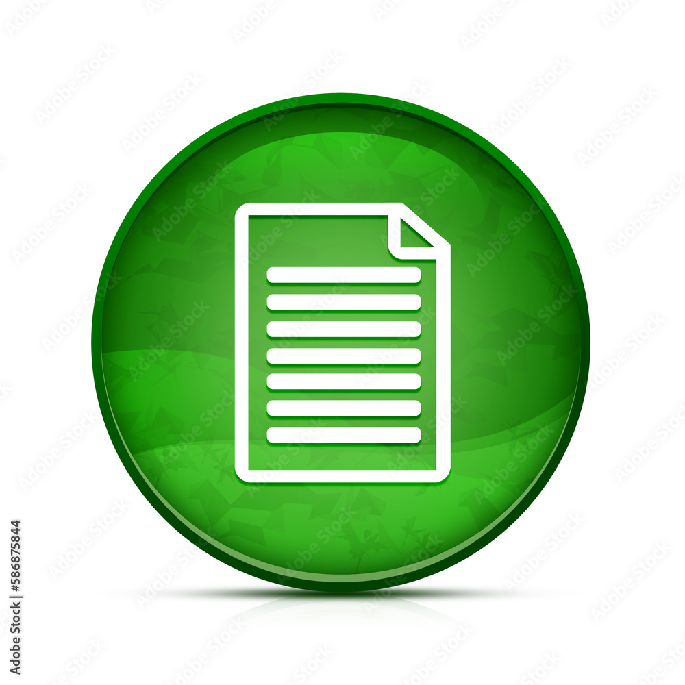 Free quote page icon on classy splash green round button illustration Free quote page icon on classy splash green round button illustration