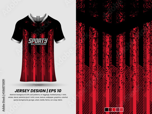 Abstract background with grunge pattern, ready to print, sublimation design, mockup jersey.