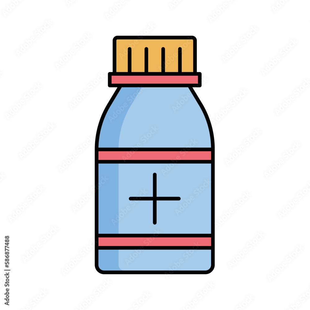 Obraz premium Antibiotic Vector Icon 
