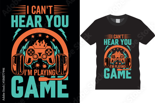 Video games vector illustration typography joysticks gaming controller texts, console vectors, and gamer t-shirt designs. Gamepad poster graphics text quote apparel grunge funny t-shirts template.