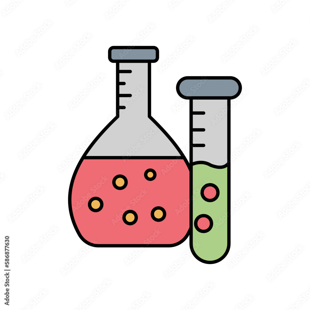 Chemical experiment Vector Icon
Chemical experiment Vector Icon