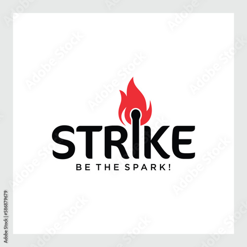 fire match logo.spark logo
