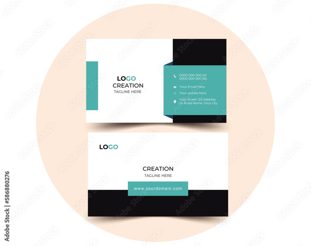 Luxury New design 2023 business card template, Adobe Illustrator