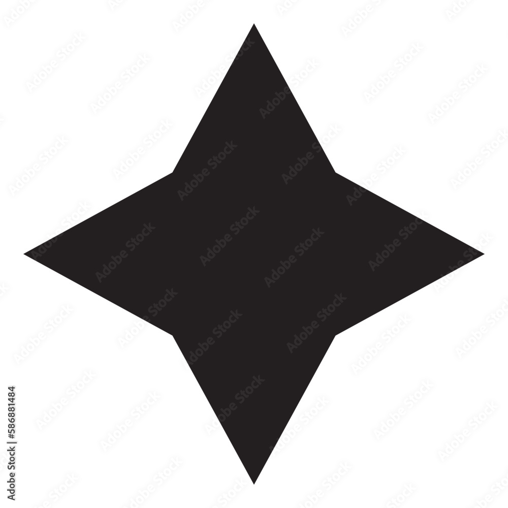 Retro futuristic star black and white star Retro futuristic star black and white star