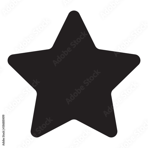 Retro futuristic star star icon