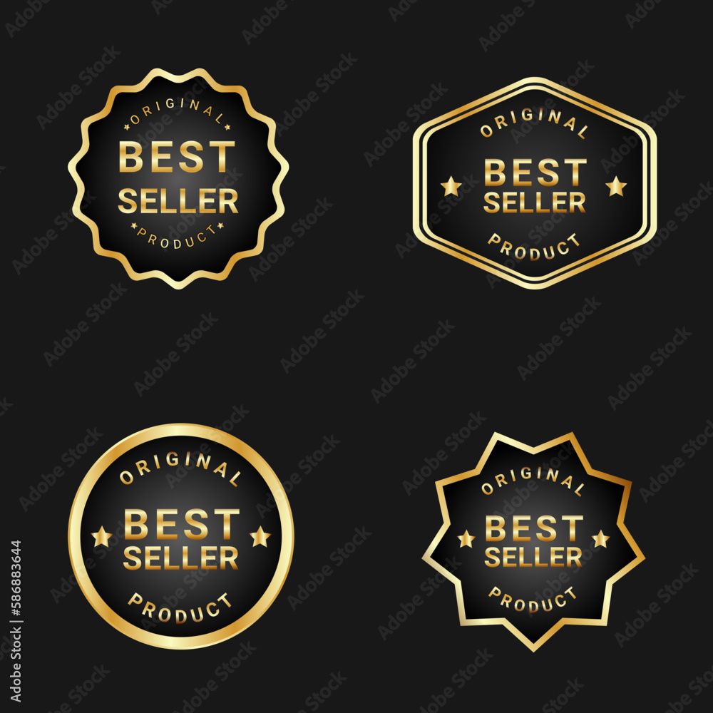 Design badge best seller, can be used as label for your product