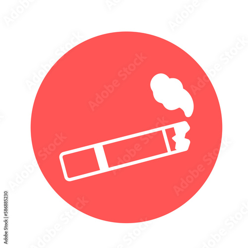 Cigar Vector Icon

