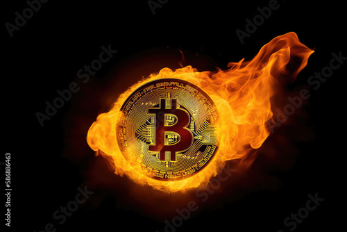 Bitcoin on fire