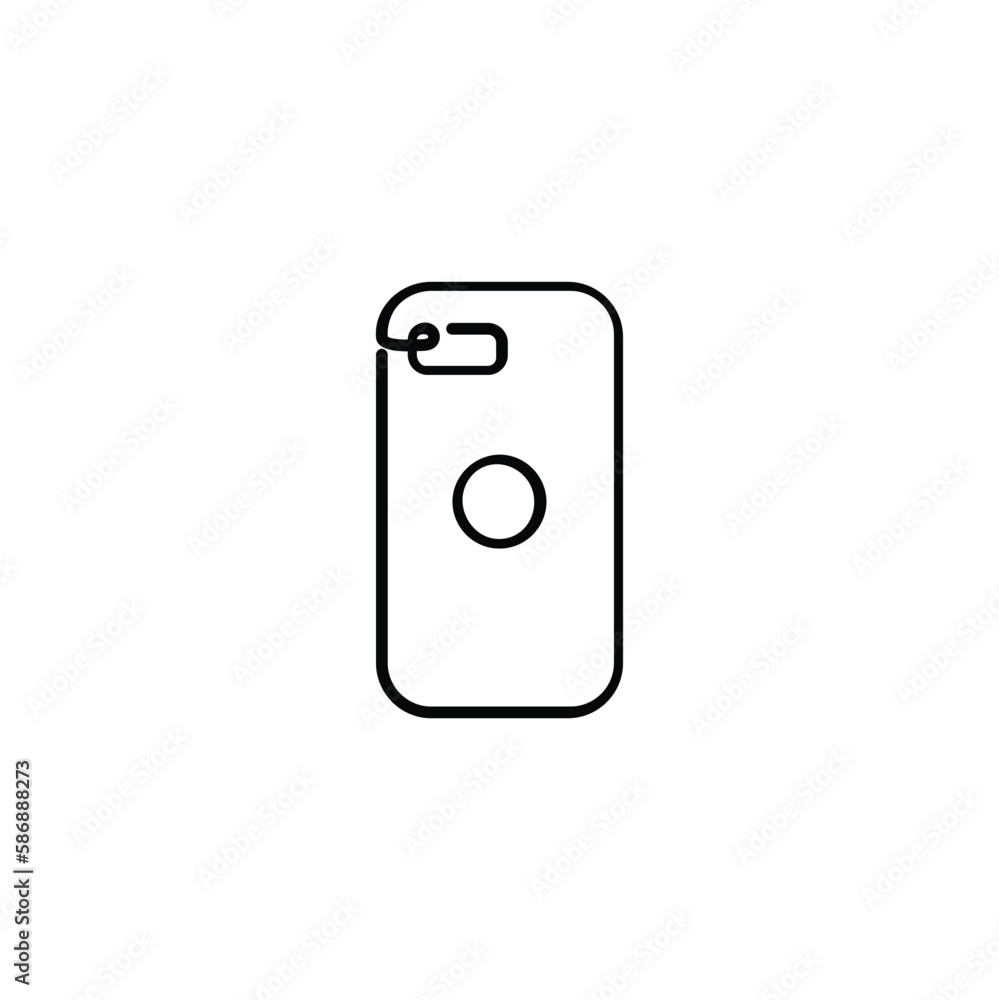 Phone Case Line Style Icon Design Phone Case Line Style Icon Design