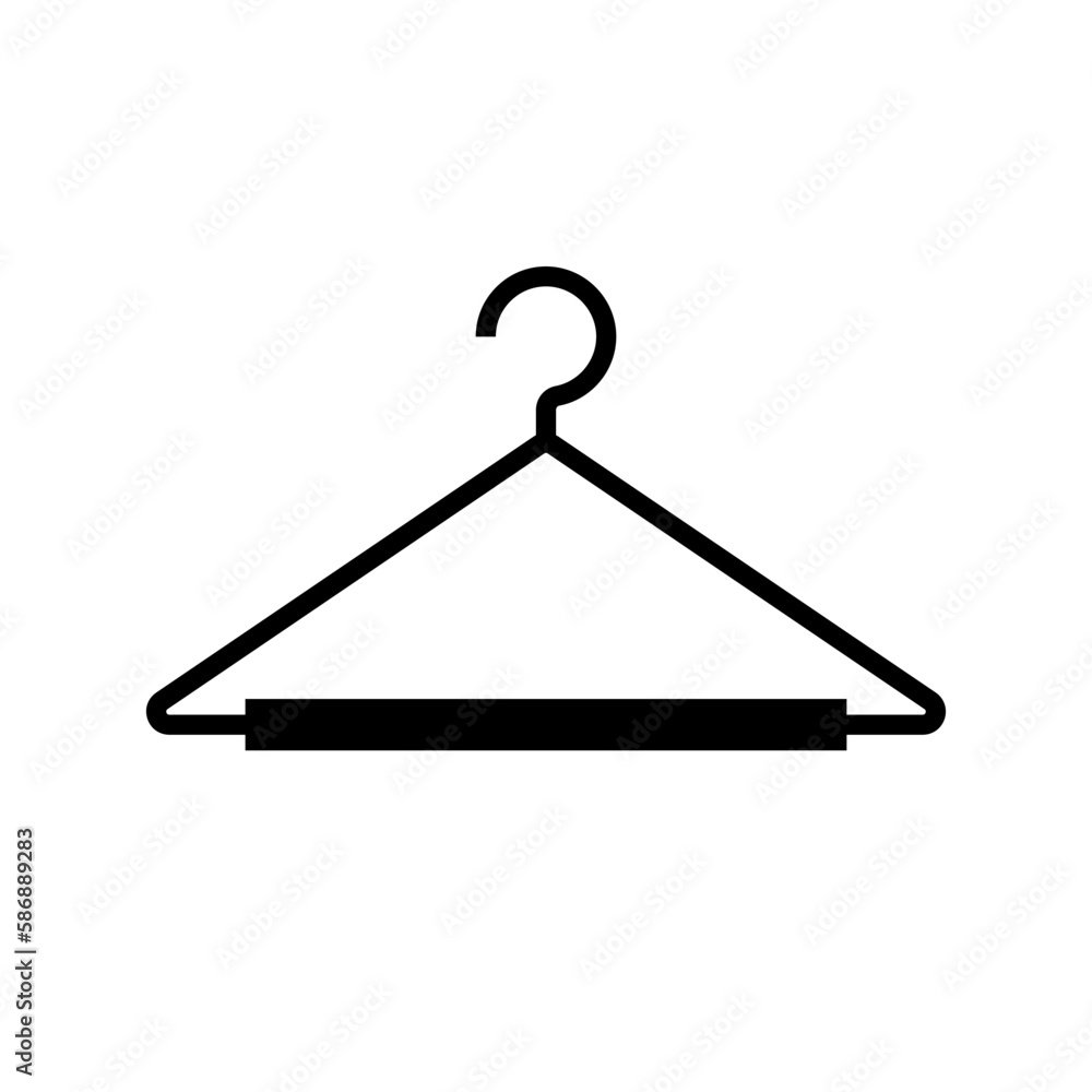 Pants hanger icon. Clothes hanger. Vector. Pants hanger icon. Clothes hanger. Vector.