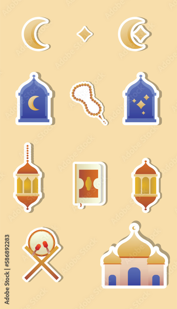 Fototapeta premium Ramadan Sticker