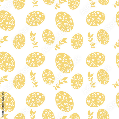 Beautiful Easter Pattern. Hq fully editable vector. © Part of the Art