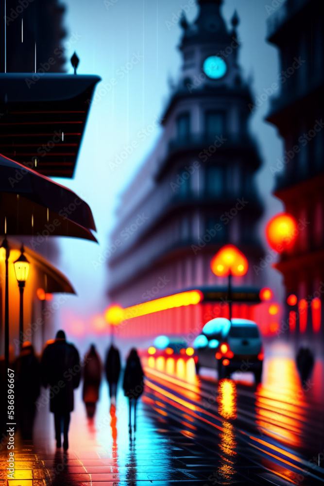 Photo beautiful city buildings design futuristic city flat style design illustration generative ai Photo beautiful city buildings design futuristic city flat style design illustration generative ai