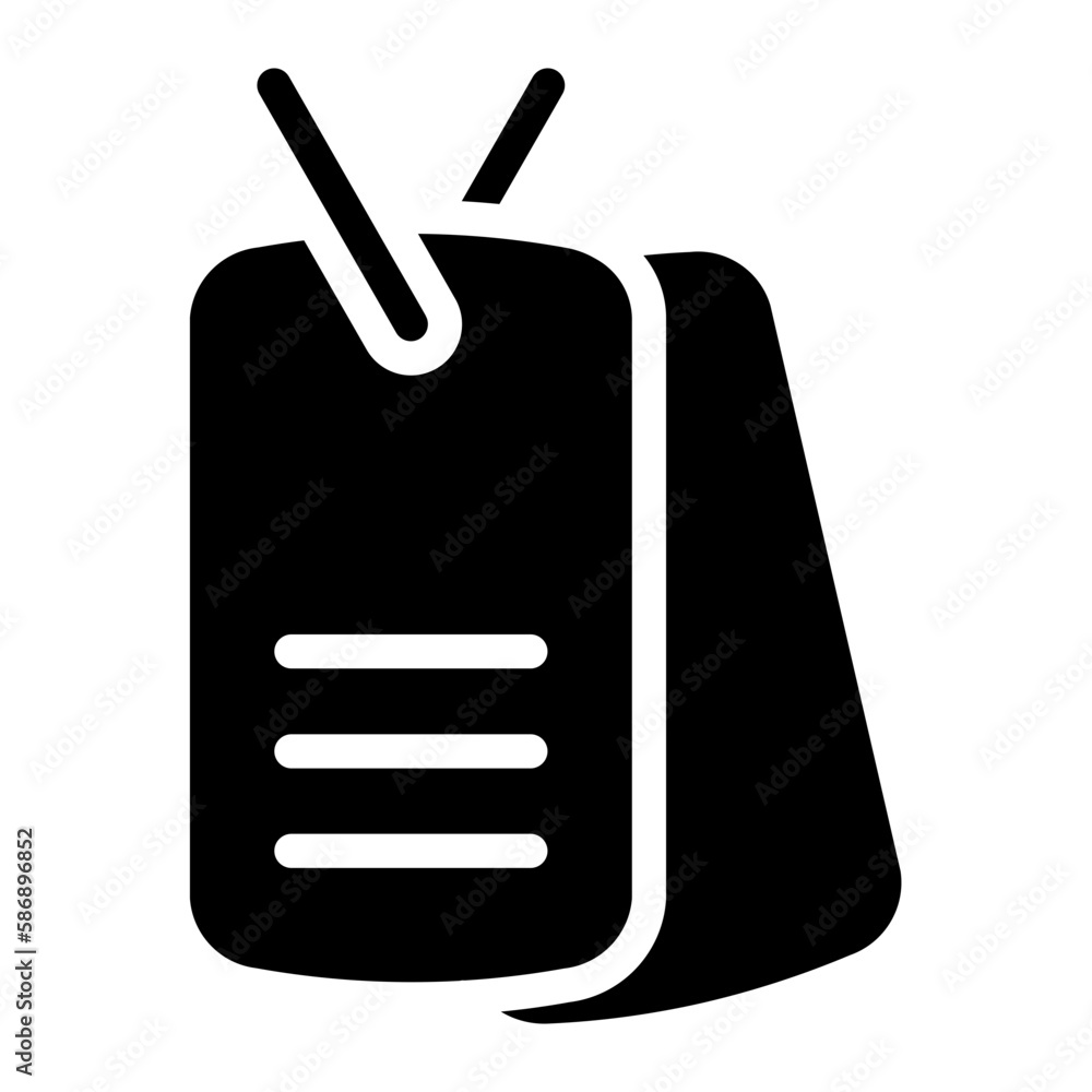 Obraz premium dog tag icon