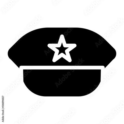 military hat icon