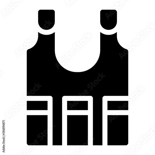 bulletproof vest icon