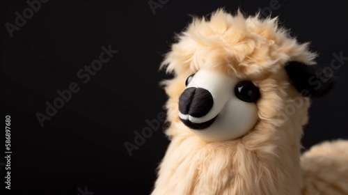 close up of a stuffed lama © Roland