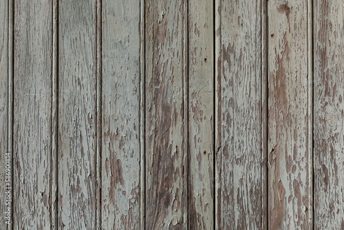 Weathered Wood Paneling with Peeling Paint Texture for Rustic and Vintage Designs
