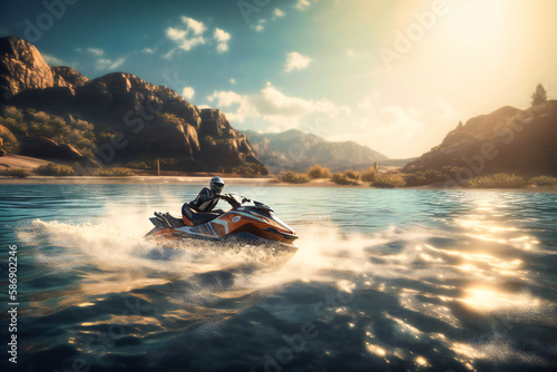 Take to the water on a summer jet ski adventure with family or friends