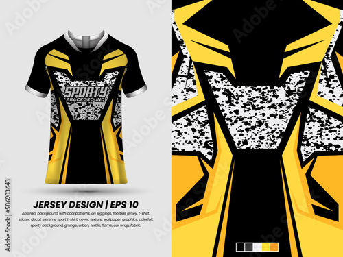 Abstract background with grunge pattern, ready to print, sublimation design, mockup jersey.