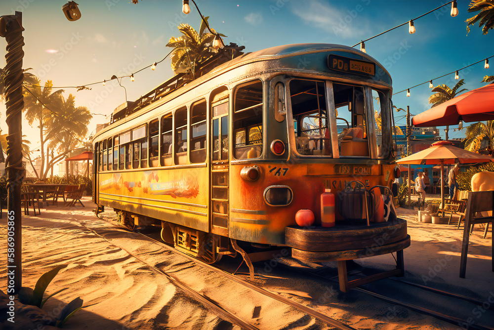 Trolli Ride Soak up the summer sun on a beach trolley ride with friends and family ...