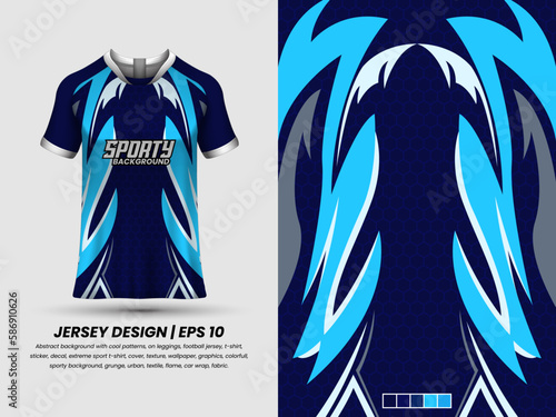 Abstract background with grunge pattern, ready to print, sublimation design, mockup jersey.