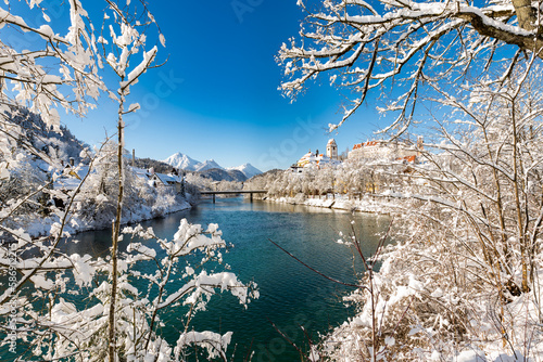 Füssen am Lech im Winter