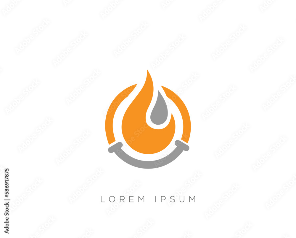 Oil and gas industry logo vector design Oil and gas industry logo vector design