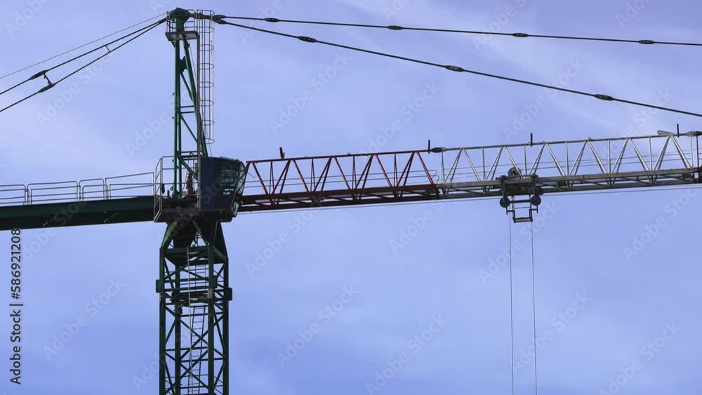 crane at construction site. real estate development crane at construction site. real estate development