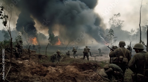 campo de batalla guerra de vietnam