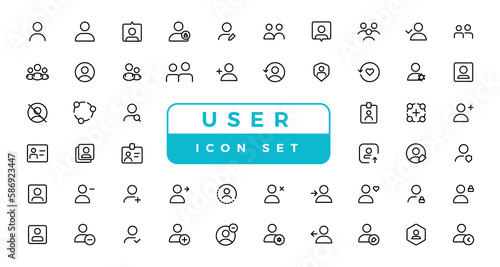 Group of people or group of users / friends flat icon for apps and websites