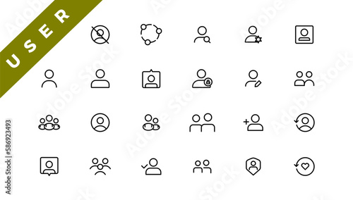 Group of people or group of users / friends flat icon for apps and websites