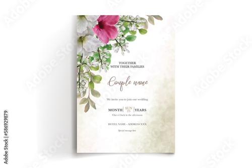 save the date wedding invitation 