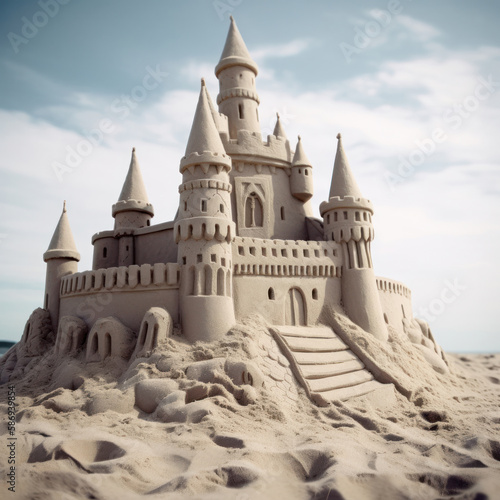 Un chateau de sable