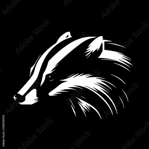 Badger - High Quality Vector Logo - Vector illustration ideal for T-shirt graphic