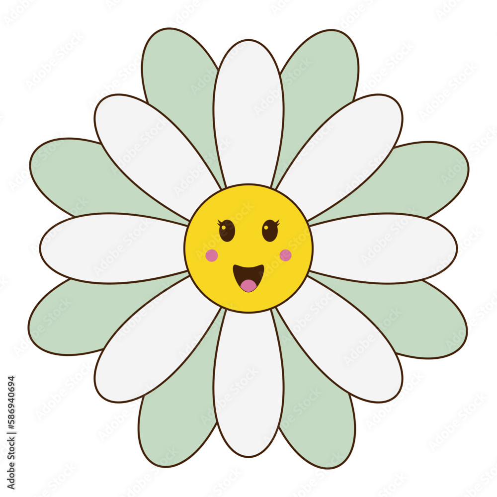 Groovy Flower Cartoon Groovy Flower Cartoon