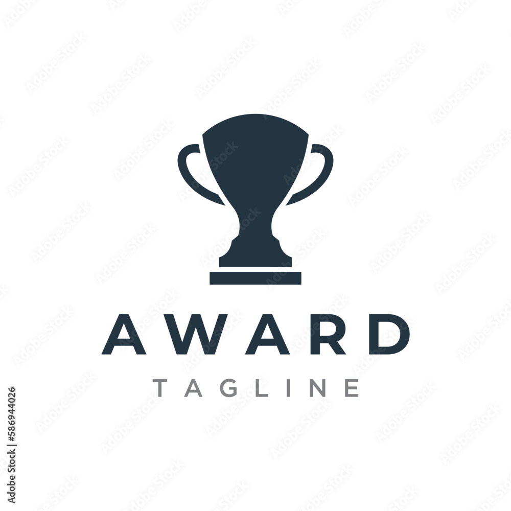 Creative and unique trophy Logo design. Trophy logo for sports tournament championship. Creative and unique trophy Logo design. Trophy logo for sports tournament championship.