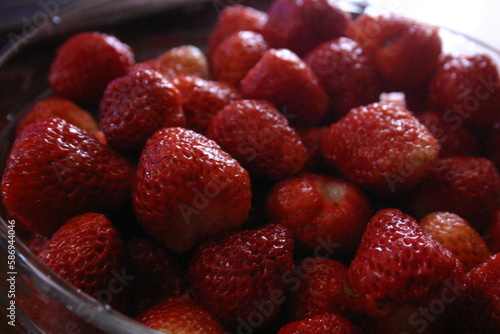 strawberries in a bowl