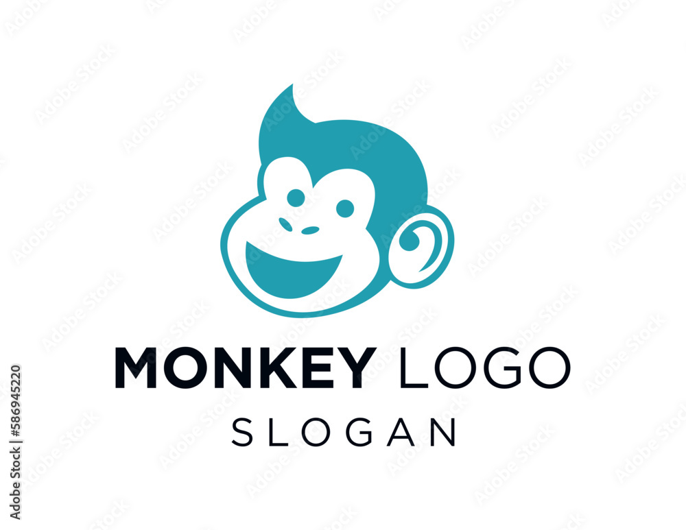 Logo about Monkey on white background. created using the CorelDraw application. Logo about Monkey on white background. created using the CorelDraw application.