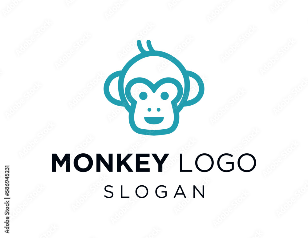 Logo about Monkey on white background. created using the CorelDraw application. Logo about Monkey on white background. created using the CorelDraw application.