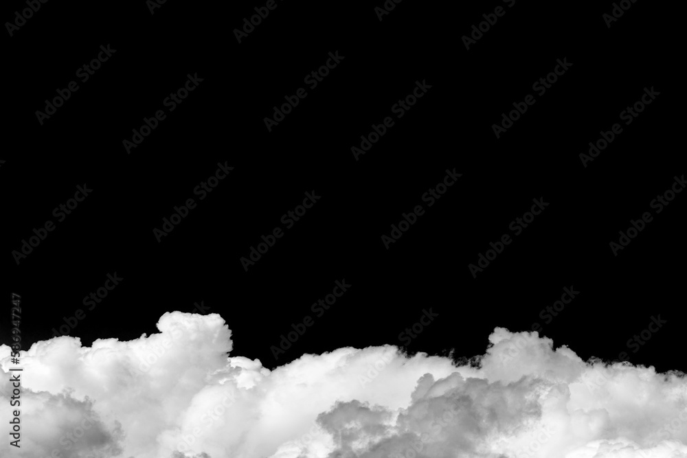 clouds isolated on black background clouds isolated on black background
