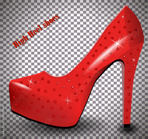 red high heels