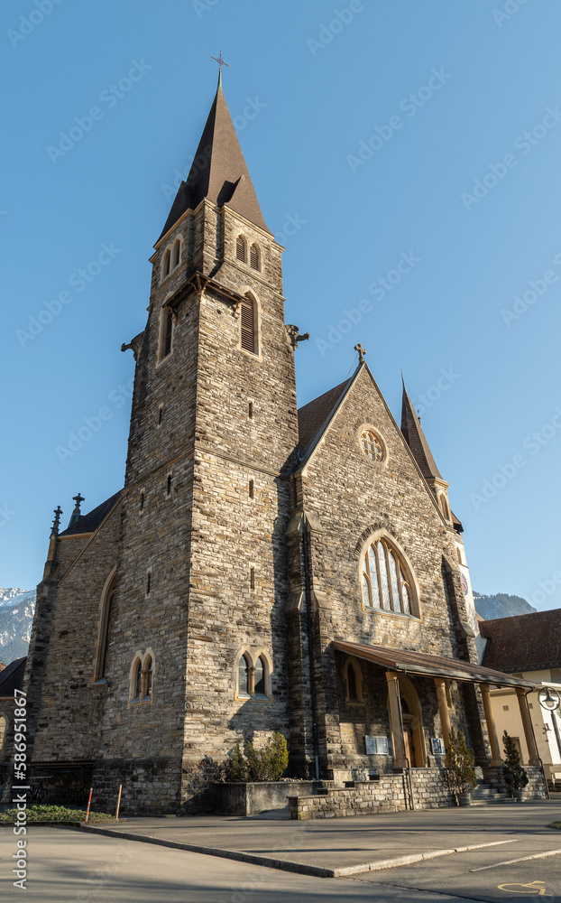 Catholic church in Interlaken in Switzerland