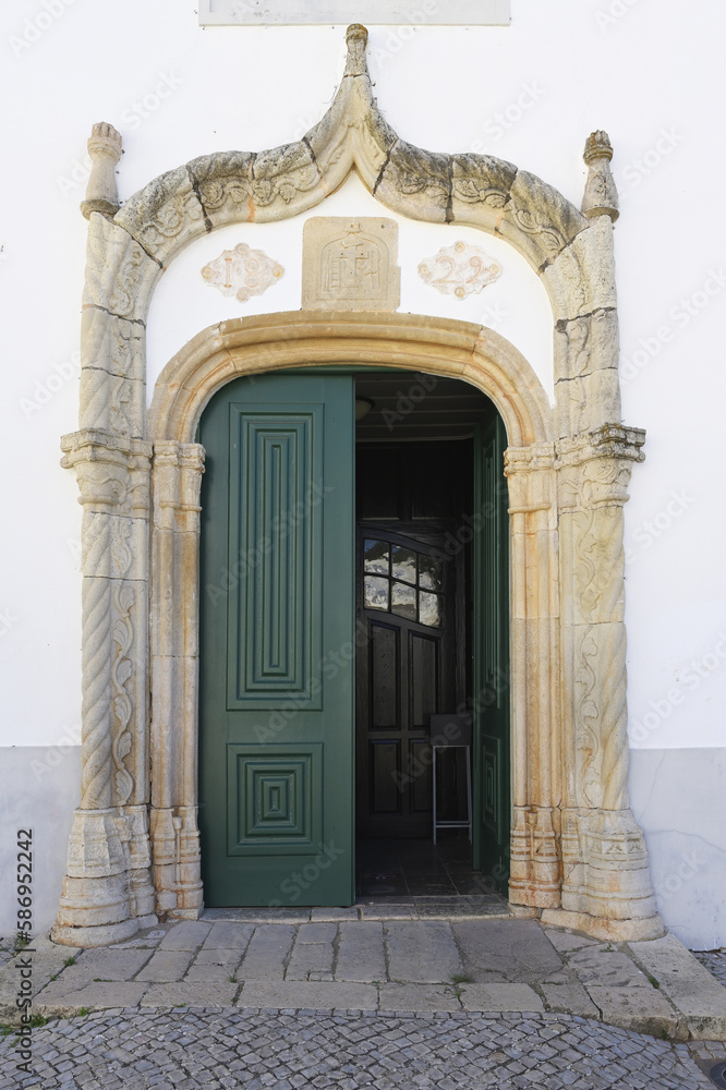 Our Lady of the Assumption Church, Entrance, Alte, Loule, Algarve, Portugal Our Lady of the Assumption Church, Entrance, Alte, Loule, Algarve, Portugal