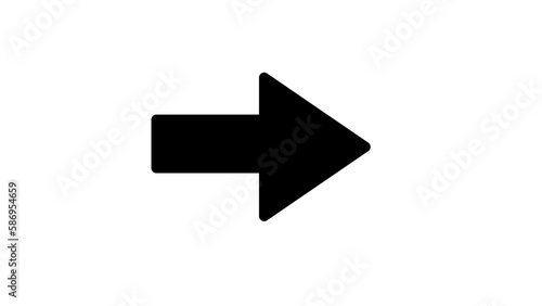 arrow icon on white