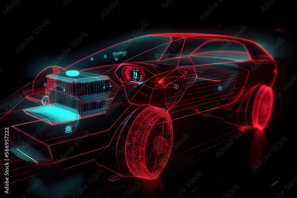 car hologram