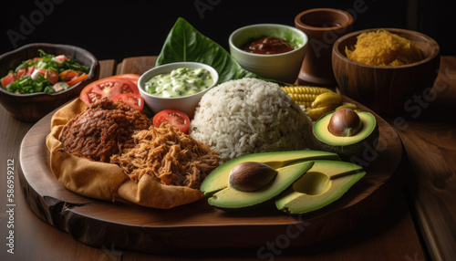 Colombian food by generative ai