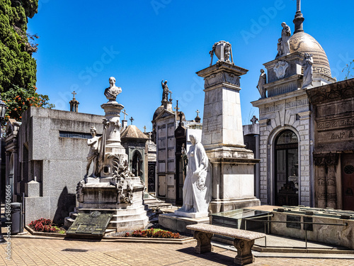 La Recoleta Cemetery, Cementerio de la Recoleta at Buenos Aires, Argentina photo