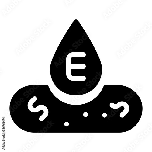 coenzyme glyph icon