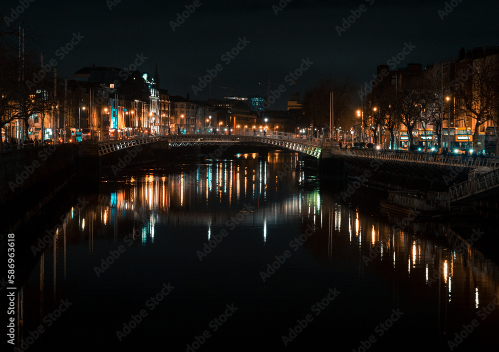 River Liffey by Night